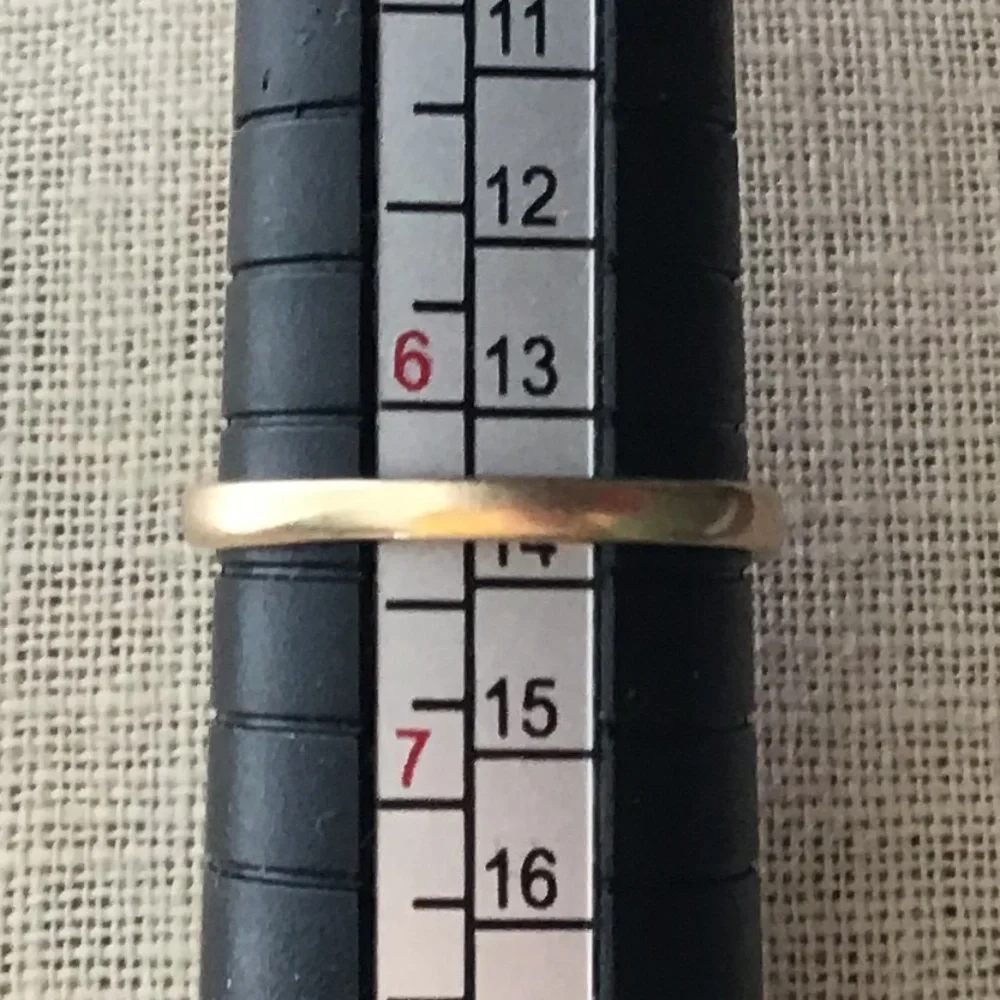 14K Gold Sapphire & Diamond Ring Size 6 1/4 Vintage Excellent Condition - Picture 10 of 13